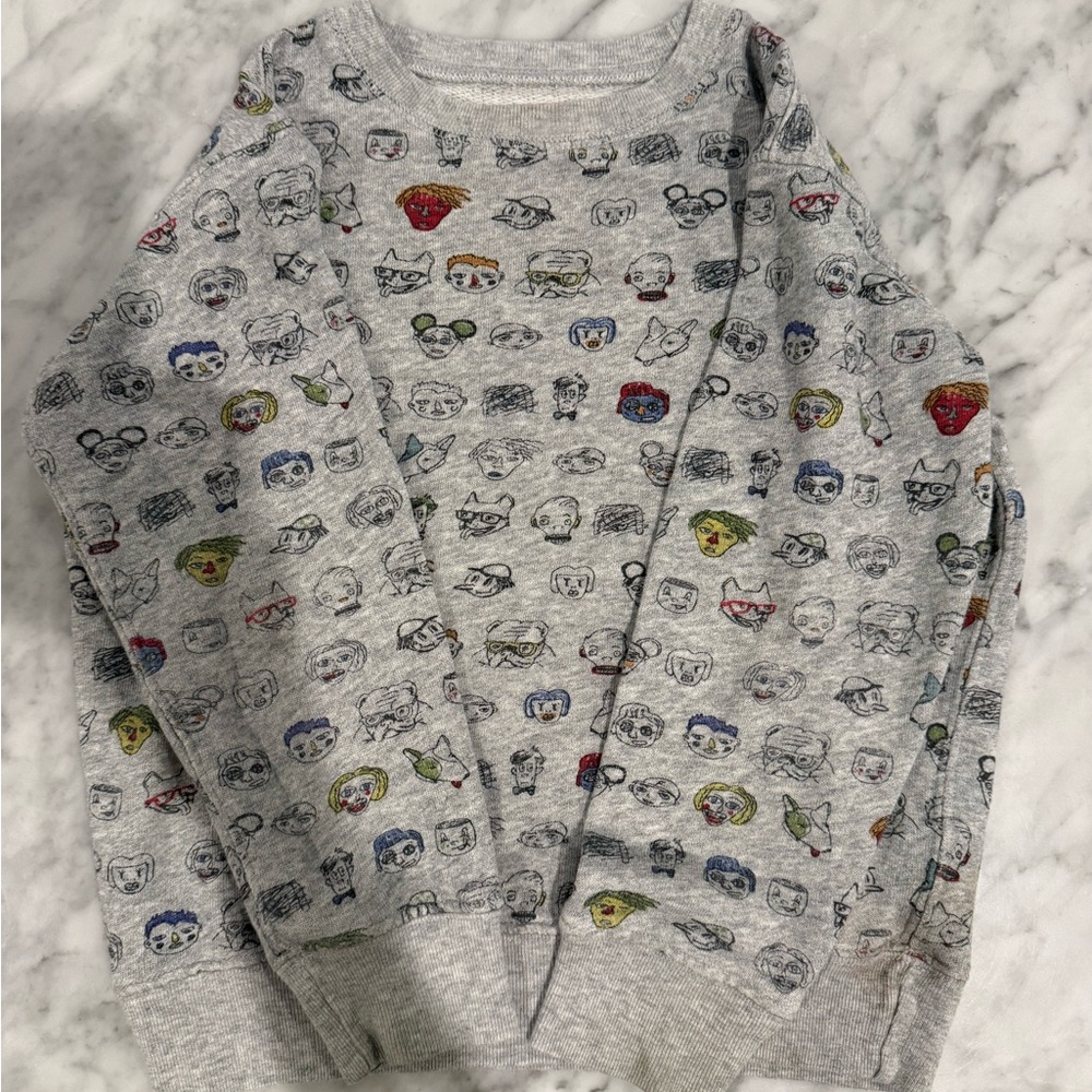 Bellerose Multicolor Patterned Crewneck Sweater
